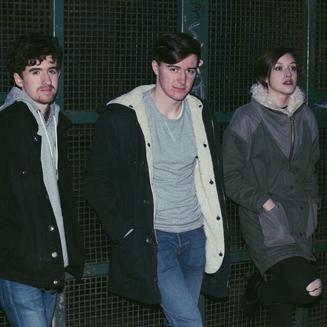 The thrusting young pistols that are: Rising Pacific. Outside Audio in Glasgow.