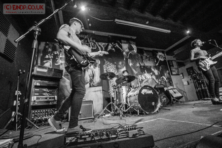 Rising Pacific's Arran getting a bit animated on stage